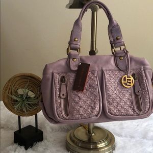 Elliot Lucca Leather Satchel/ Shoulder Bag NEW